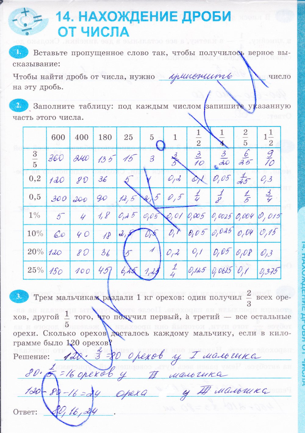 Страница (упражнение) 67 рабочей тетради. Страница 67 ГДЗ рабочая тетрадь по математике 6 класс Ерина