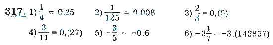 Страница (упражнение) 317 учебника. Ответ на вопрос упражнения 317 ГДЗ решебник по алгебре 8 класс Алимов, Колягин, Сидоров, Ткачева, Федорова, Шабунин