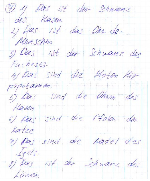 Страница (упражнение) 7 учебника. Страница 7 ГДЗ решебник по немецкому языку 6 класс Бим, Садомова, Санникова