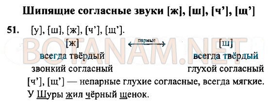 Страница (упражнение) 51 учебника. Ответ на вопрос упражнения 51 ГДЗ решебник и рабочая тетрадь по русскому языку 2 класс Рамзаева