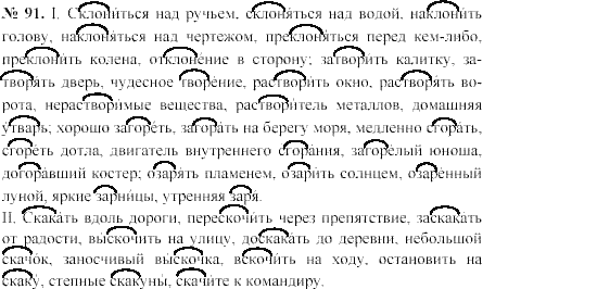 Русский язык 10 класс упр 91