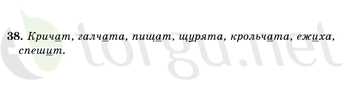 Страница (упражнение) 38 учебника. Ответ на вопрос упражнения 38 ГДЗ решебник по русскому языку 1 класс Первые уроки Бунеев, Бунеева, Пронина