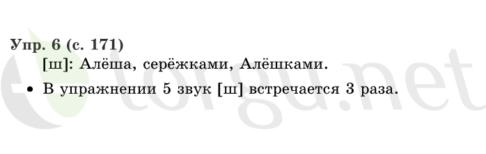 Страница (упражнение) 171 учебника. Страница 171 ГДЗ решебник по русскому языку 1 класс Иванов, Евдокимова, Кузнецова