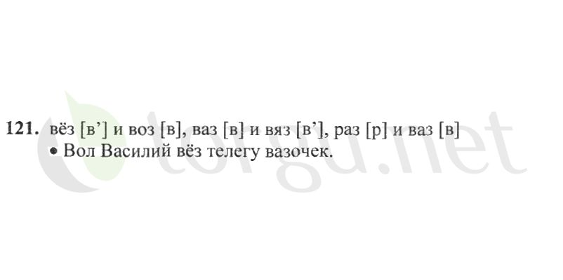 Страница (упражнение) 121 рабочей тетради. Страница 121 ГДЗ рабочая тетрадь по русскому языку 2 класс Канакина