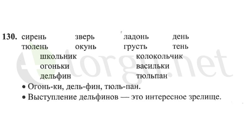 Страница (упражнение) 130 рабочей тетради. Страница 130 ГДЗ рабочая тетрадь по русскому языку 2 класс Канакина