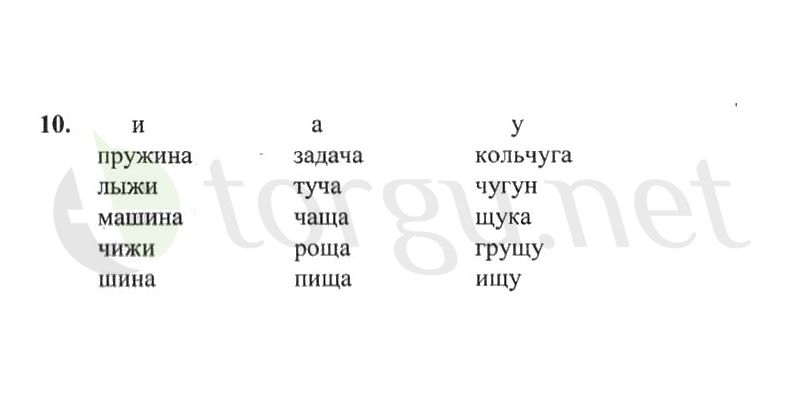 Страница (упражнение) 10 рабочей тетради. Страница 10 ГДЗ рабочая тетрадь по русскому языку 2 класс Канакина