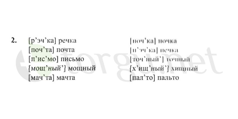 Страница (упражнение) 2 рабочей тетради. Страница 2 ГДЗ рабочая тетрадь по русскому языку 2 класс Канакина