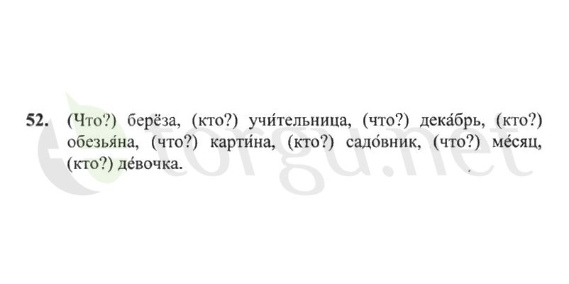 Страница (упражнение) 52 рабочей тетради. Страница 52 ГДЗ рабочая тетрадь по русскому языку 2 класс Канакина