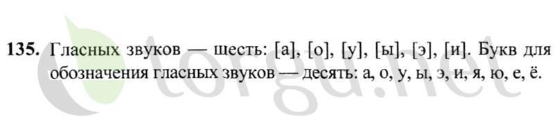 Страница (упражнение) 135 учебника. Ответ на вопрос упражнения 135 ГДЗ решебник по русскому языку 2 класс Канакина, Горецкий