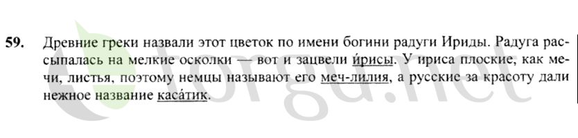 Страница (упражнение) 59 рабочей тетради. Страница 59 ГДЗ рабочая тетрадь по русскому языку 4 класс Канакина