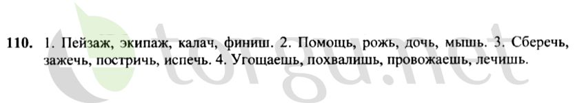 Страница (упражнение) 110 рабочей тетради. Страница 110 ГДЗ рабочая тетрадь по русскому языку 4 класс Канакина