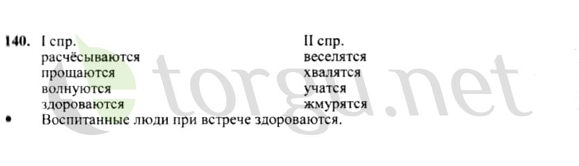 Страница (упражнение) 140 рабочей тетради. Страница 140 ГДЗ рабочая тетрадь по русскому языку 4 класс Канакина