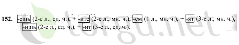 Страница (упражнение) 152 рабочей тетради. Страница 152 ГДЗ рабочая тетрадь по русскому языку 4 класс Канакина