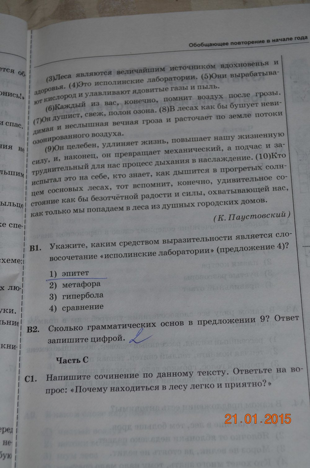 Страница (упражнение) 33 рабочей тетради. Страница 33 ГДЗ тесты по русскому языку 6 класс Селезнева